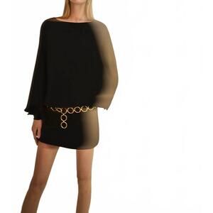 ali and jay black dress Bari Jay Bridesmaid Dress 2402 Evergreen main image 0